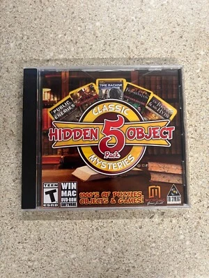 Hidden Object 5 Pack: Classic Mysteries PC New Sealed - Image 1 of 2