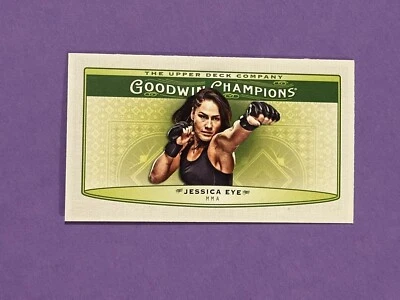 2019 Upper Deck Goodwin Champions Jessica Eye Mini #56 MMA (Q) - Image 1 of 2