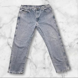 Jeans Wrangler blu chiaro qualità premium vestibilità regolare taglia 38x30 - Foto 1 di 7