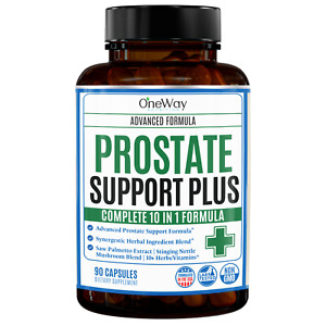 OneWay Prostate Support Plus Supplement | Advanced Formula | 10 in 1 | 90 CT