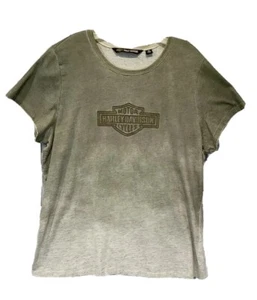 Harley Davidson Cycles Milwaukee, WI Studded Tee Women’s Medium - Picture 1 of 4
