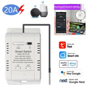 Tuya Smart WiFi Temperature Switch Module Monitoring Probe Sensor Control - Picture 1 of 29