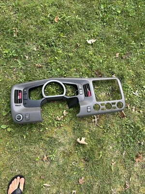 2006-2008 Honda Ridgeline dash cluster radio map info screen trim bezel w vents - Image 1 of 4