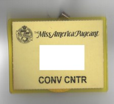 1996 Miss America Pageant Laminated Staff Pass Atlantic City
