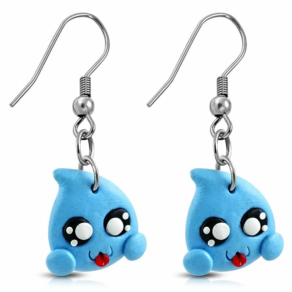 Orecchini Gancio IN Lega Moda Fimo / Polimero IN Forma - Immagine 1 di 1