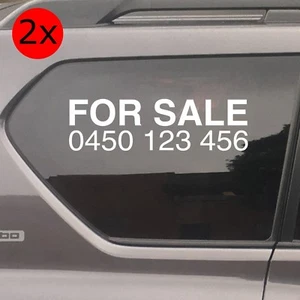 For Sale Car Stickers, 350 mm wide - Bild 1 von 3