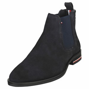 tommy hilfiger leather chelsea boot