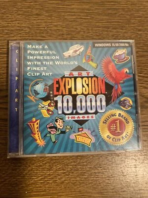Nova Development Art Explosion 10,000 Art Images Windows clip art 2001 - Image 1 of 3