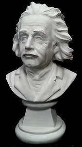 Escultura Busto Albert Einstein 25 cm Alto. Tamaño de pantalla perfecto. Hecho en Sydney. - Imagen 1 de 3