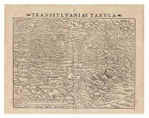 Map "Transsylvaniae Tabula" (Romania) Sebastian Munster, 1572 - Picture 1 of 3
