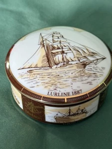 Tiffany & Co Bone China Porcelain Trinket Gift with Box. Matson Lurline - Picture 1 of 9