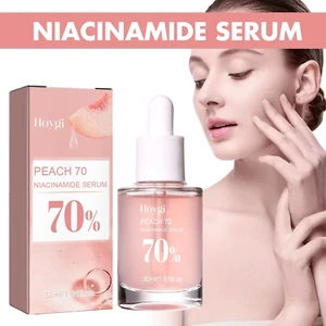 Peach 70% Niacinamide Facial Serum Brighten Skin Care Moisturize Shrink Pores - Picture 1 of 13