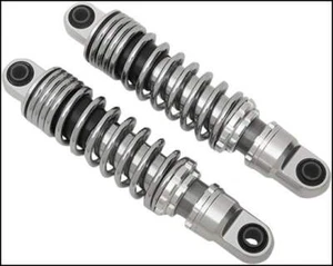 Drag Premium Ride-Height Chrome 13" Adjustable Rear Spring Shocks FLH/T - Picture 1 of 1