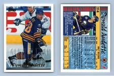 Donald Audette - Sabres #214 Topps 1995-96 Ice Hockey Trading Card