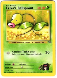 Erika's Bellsprout 76/132 Pokemon Gen 1: Gym Heroes - Picture 1 of 5