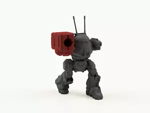 Urbanmech UM-60L Hunchie | Esclusiva immersione | Miniatura stampata in 3D per Battletech - Foto 1 di 1