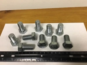 New Qty (10) M16 X 30MM Hex Head Bolts, 2MM Pitch - Picture 1 of 3