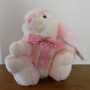 Kids of America Corp. Plush Pink Easter Bunny Rabbit Bow 2007 - Picture 1 of 6