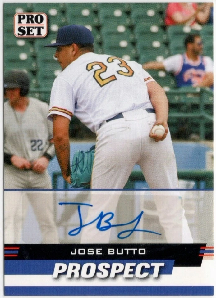 2022 Leaf Pro Set Blue Jose Butto Rookie Autograph Card Mets - Image 1 of 1