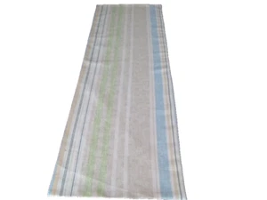 Laura Ashley Irving Duck Egg Striped Table Runner Linen Fully Lined. New!  - Picture 1 of 1
