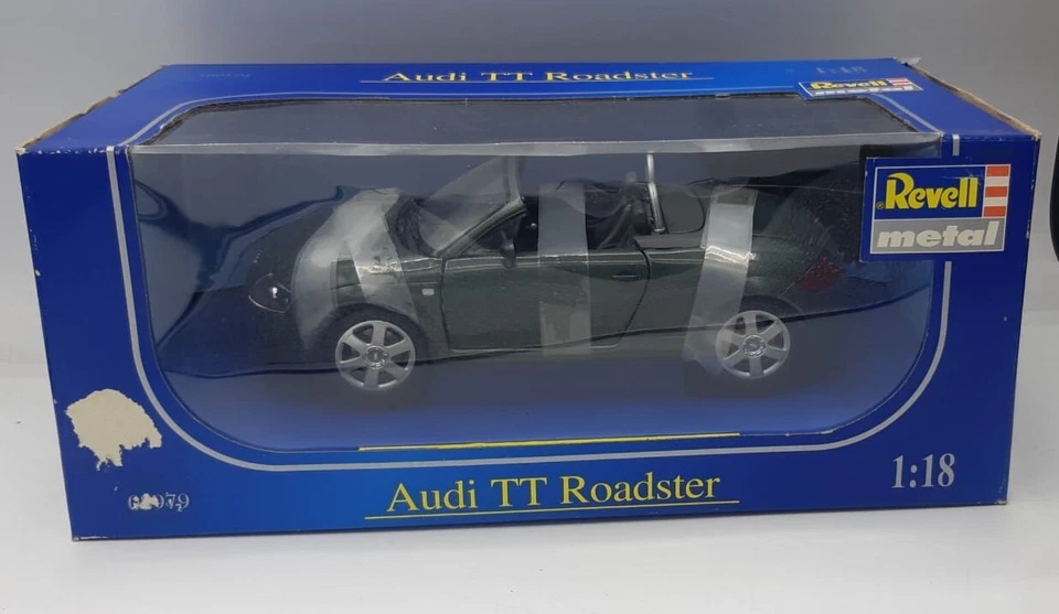 Revell Metal 1/18 Audi TT Roadster verde BOX Gd10 - Immagine 1 di 1