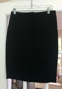 Falda lápiz pantalón LOFT Ponte en negro talla 6 nueva con etiquetas - Imagen 1 de 3
