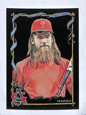 2023 Topps Allen & Ginter X #191 Brandon Marsh Philadelphia Phillies - Image 1 of 2