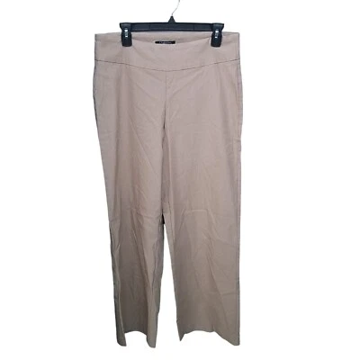Pantalones de vestir lisos tostados talla 14 Chadwicks para mujer Foto 1 de 4