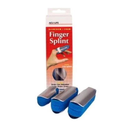 ACU-LIFE Cot Finger Splint Value Pack Boxed
