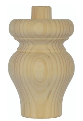 Pie de tulipán de pino grande + grifo 83 mm * 120 mm 5" pies de madera ELIGE CANTIDAD A4TFS Foto 1 de 3