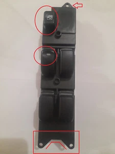 PULSANTIERA INTERRUTTORI ALZACRISTALLI ALZAVETRO per MITSUBISHI L200 2005-2012 - Foto 1 di 5