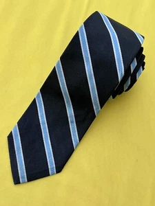 Authentic POLO RALPH LAUREN Striped Design On Dark Green 100% Silk Necktie Tie - Bild 1 von 10