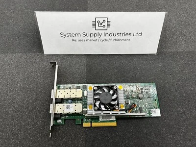 Dell Broadcom 57810S 2-Port 10Gb PCIe Full Profile Network Adapter PN: N20KJ  - Image 1 of 4
