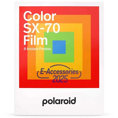 Pellicola a colori Polaroid SX-70 nuova sigillata per tutte le fotocamere Polaroid SX-70 - 8 foto