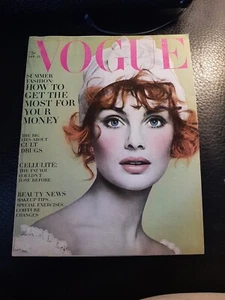 Vogue Apr. 15 1968 Penn Cover AVEDON Jean SHRIMPTON TWIGGY Tree VERUSHKA - Picture 1 of 10