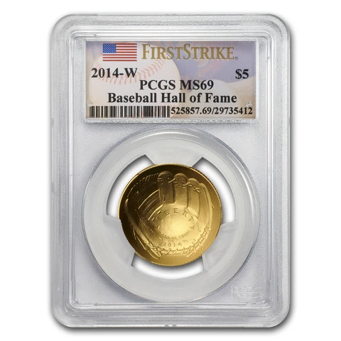 2014-W Gold $5 Commem Baseball HOF MS-69 PCGS (FS) - SKU#83679 Cover