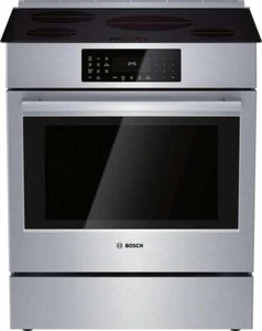 Bosch 800 Series 30" 4 Element Touch Control Slide-In Induction Range HII8056U - Picture 1 of 11