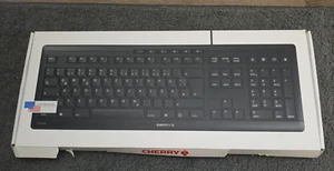 Cherry Stream JK-85 Black US International QWERTY Corded Multimedia Keyboard - Picture 1 of 16