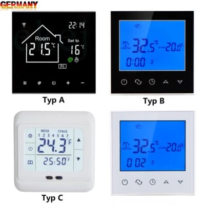 WIFI LCD Digital Thermostat Raumthermostat FußBodenheizung Wandheizung 16A 230V - Bild 1 von 4
