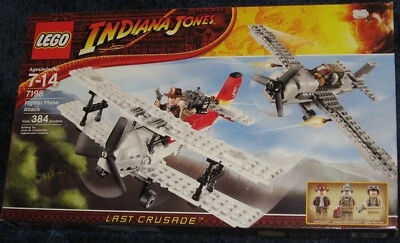 LEGO Indiana Jones # 7198 Fighter Plane Attack NUEVO sellado de fábrica RETIRADO SIN USAR, EN CAJA Foto 1 de 4