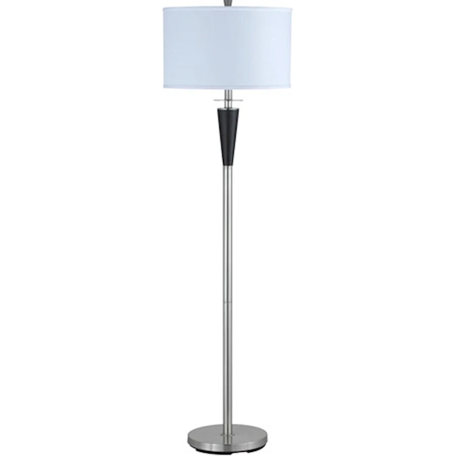 Cal Lighting Zamora Dual LED Metal Floor Lamp w/Dimmer Switch, Steel - LA-8032FL - Image 1 of 1