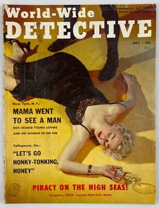 World-Wide Detective Magazine, July 1954, Vintage True Crime Stories, Pulp - Picture 1 of 5