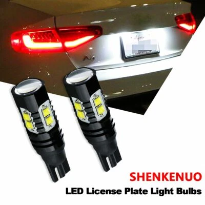 For Toyota Land Cruiser 1992-2017 168 2825 LED License Plate Light Bulbs White - Изображение 1 из 4