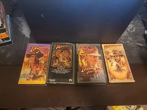 Indiana Jones Raiders of the Lost Ark/Temple of Doom/Last Crusade/Young IJ  VHS - Picture 1 of 9