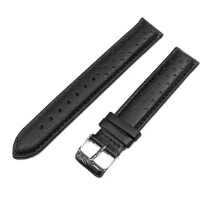 Timex Ersatzband, Wechselband Lederband schwarz Stegbreite 18mm - Bild 1 von 2