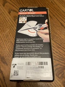 GARTOL Miter Shears for Cutting Soft Wood Plastic 45" to 135" Degree - Picture 1 of 5