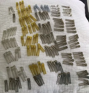 Vintage Konvolut 145 CLIPS LADY ELLEN KLIPPIES 50er Hollywood Pin Up farbig - Bild 1 von 10