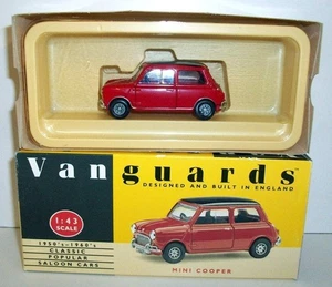 Vanguards 1/43 VA25000 Mini Cooper Red Black - Picture 1 of 1