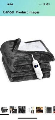 Manta eléctrica extremadamente suave y cómoda Foto 1 de 4