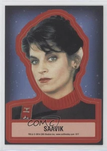2014 Rittenhouse Star Trek Aliens Stickers Saavik #S17 2rz - Picture 1 of 3